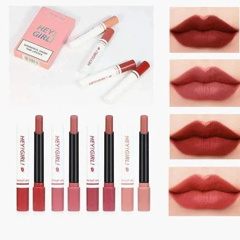 HeyGirl pack of 4 velvet lipsticks