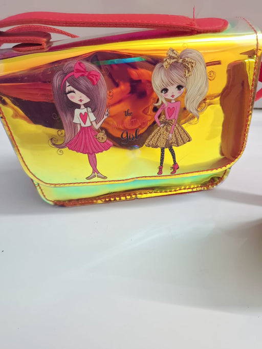 Holographic handbags for girls in Pakistan Stylish mini bags for girls online Trendy handbags for kids and teens Fancy shoulder bags for girls Cute crossbody bags Affordable fashion handbag online Best handbag for kids stylish girls Gift for Eid