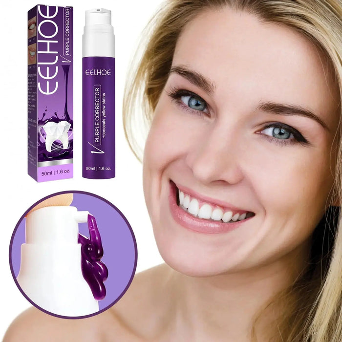 HISMILE PURPLE WHITENING TOOTHPASTE STAIN REMOVAL