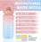 MOtivational bottle with Straw for walk Gym Sports Colorful Water Bottle, Random Color Portable Leak Proof  2 Liter Plastic Bottles And Time Marker For Women, Girls, Boys, Mens, Home, Office, School,Travel