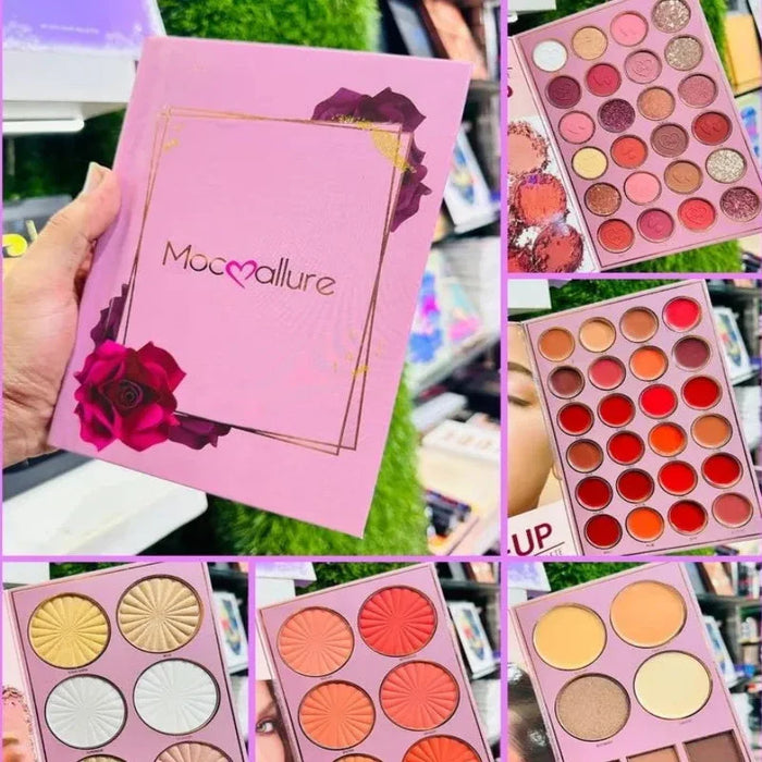 Buy Mocallure 5-in-1 Makeup Book Palette in Pakistan – Eyeshadow, Blush, Contour, highlighter& Lipstick