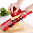 10 In 1 Mandoline Multi-functional Vegetable Cutter | Manual Potato Peeler, Carrot, Cheese, Grater Dicer (random Color)