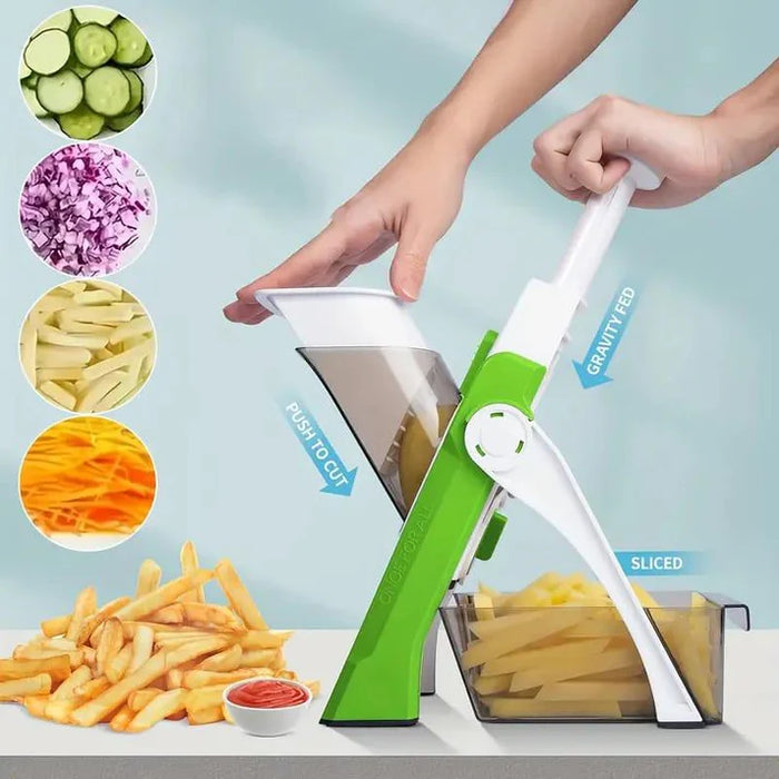 Adjustable Slicer,mandoline Slicer,vegetable Slicer, Food Chopper,vegetable Cutter,quick Dicer Fruit French Fry Julienne (random Color)