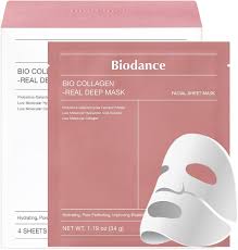 BIODANCE Bio-Collagen Real Deep Mask,(2 pieces) Hydrating Overnight Hydrogel Mask, Pore Minimizing, Elasticity Improvement, 34g x16