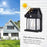 Solar Wall Lamp With Motion Sensor.