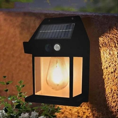 Solar Wall Lamp With Motion Sensor.